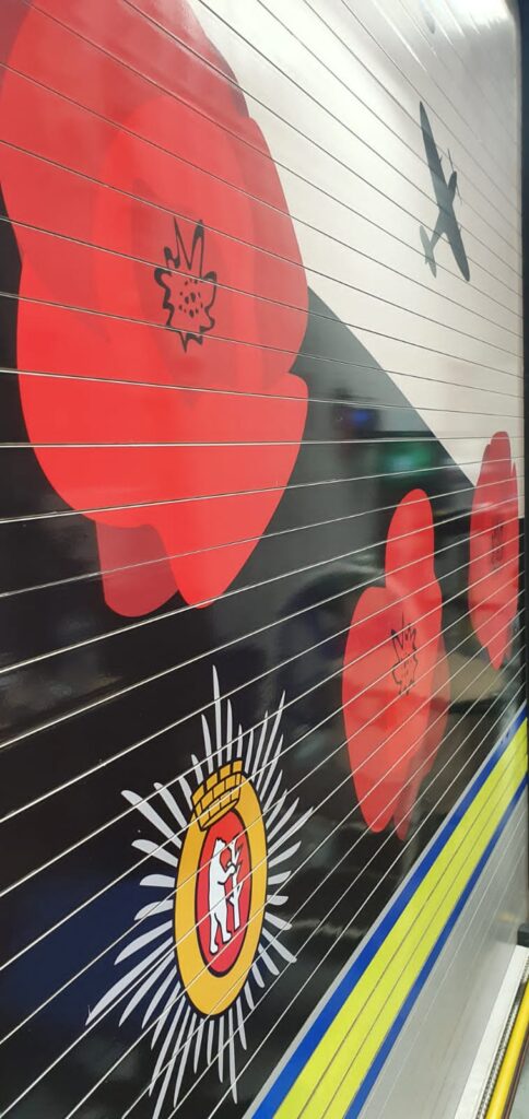 Fire Engine Poppy Vehicle Wrap - A Commemorative Project - Graphic Signs